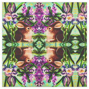 Sonnig in der Runde Stoff