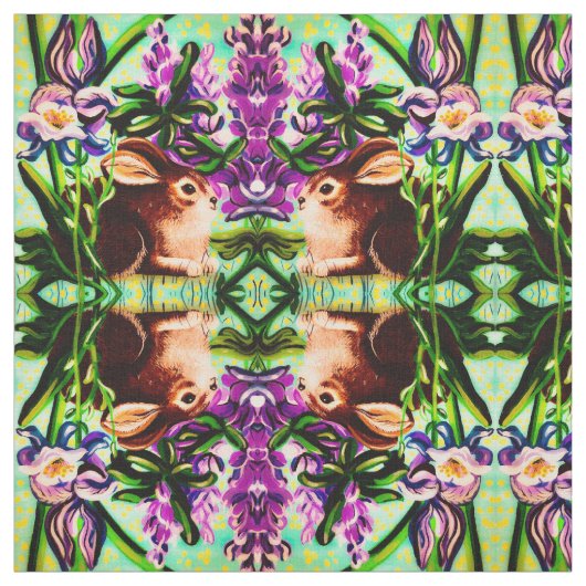 Sonnig in der Runde Stoff (Muster)