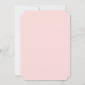 Sonnig in einem Heißluftballon Babydusche Einladung (Rückseite)