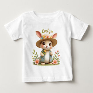 Sonnig mit Blume Baby T-shirt