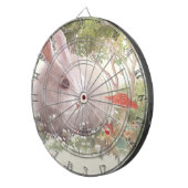 Sonnig mit Blume Dartscheibe (Vorderseite rechts)