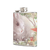 Sonnig mit Blume Flachmann (Links)