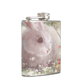 Sonnig mit Blume Flachmann (Rechts)