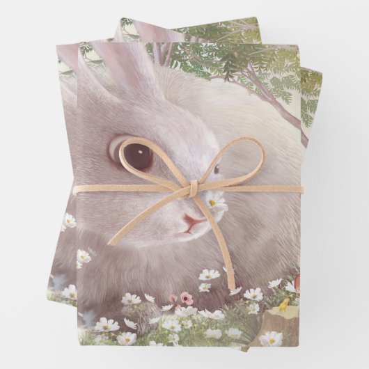 Sonnig mit Blume Geschenkpapier Set (Beispiel)