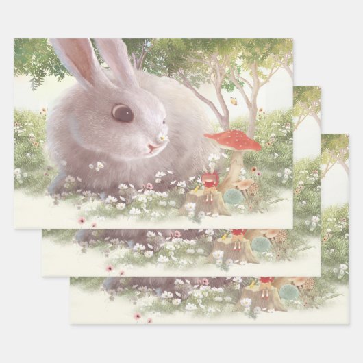 Sonnig mit Blume Geschenkpapier Set (Set)