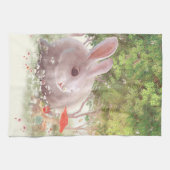 Sonnig mit Blume Geschirrtuch (Horizontal)