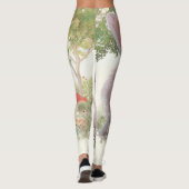 Sonnig mit Blume Leggings (Rückseite)