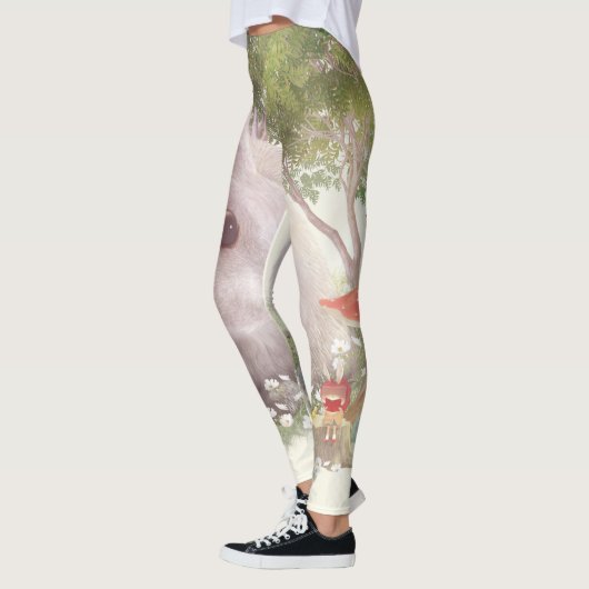 Sonnig mit Blume Leggings (Links)