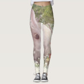 Sonnig mit Blume Leggings (Vorderseite)