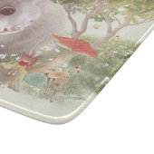 Sonnig mit Blume Schneidebrett (Ecke)