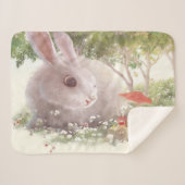 Sonnig mit Blume Sherpadecke (Vorderseite (Horizontal))