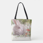 Sonnig mit Blume Tasche (Rückseite)