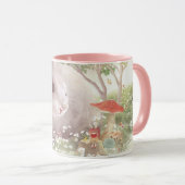 Sonnig mit Blume Tasse (VorderseiteRechts)