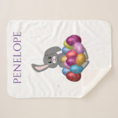 Sonnig mit farbigen Eiern sherpa Decke. Sherpadecke (Vorderseite (Horizontal))