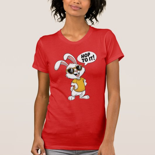 Sonnig mit Haltung T-Shirt (Vorderseite)