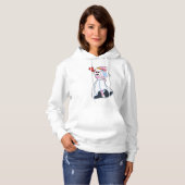 Sonnig mit Hochzeitskleid & Crown Hoodie (Vorne ganz)