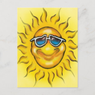 sonnig postkarte