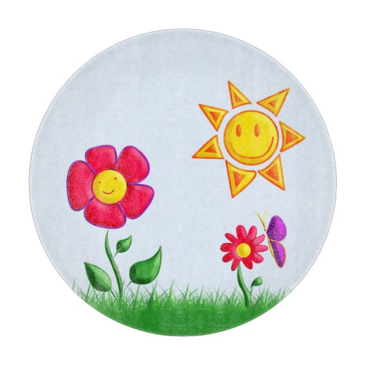 sonnig schneidebrett (Vorderseite)