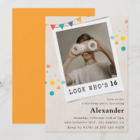 Sonnige 16. Geburtstagseinladungen Männer Spaß Fot