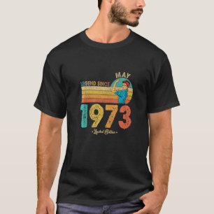 Sonnige 49. Geburtstag Mai 1973 Legend Seit 1973 4 T-Shirt
