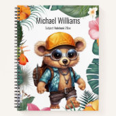 Sonnige Abenteuer mit Strandbär - Für Spaß bereit Notizblock (Vorderseite)