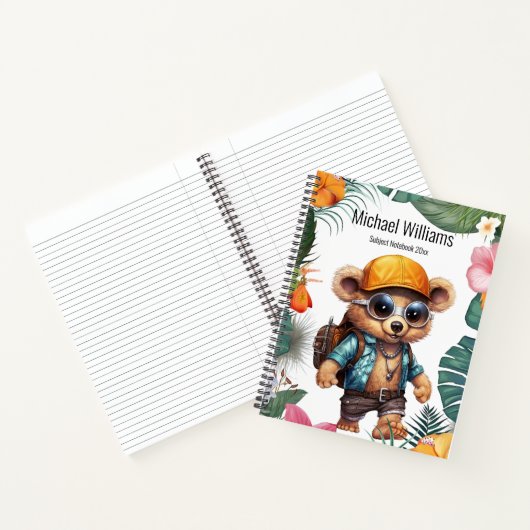 Sonnige Abenteuer mit Strandbär - Für Spaß bereit Notizblock (Innenseite)