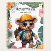 Sonnige Abenteuer mit Strandbär - Für Spaß bereit Planer (Vorderseite)