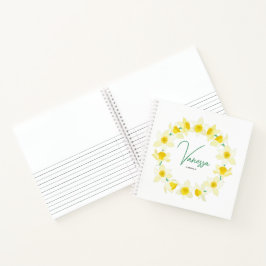 Sonnige Affodien. Notizblock