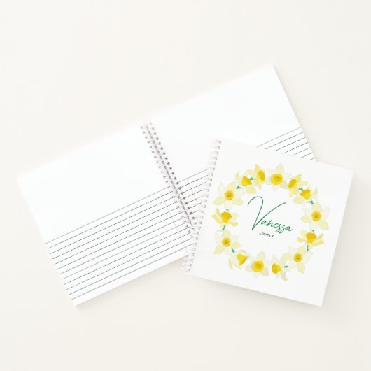 Sonnige Affodien. Notizblock (Innenseite)