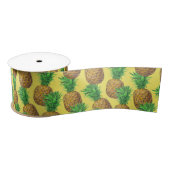Sonnige Ananas Satinband (Spule)