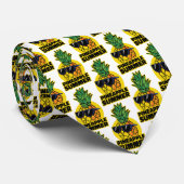 Sonnige Ananas: Sommerbeulen mit Sonnenbrille Krawatte (Gerollt)