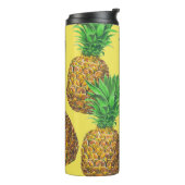 Sonnige Ananas Thermosbecher (Nach links gedreht)