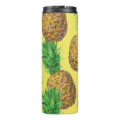 Sonnige Ananas Thermosbecher (Rückseite)