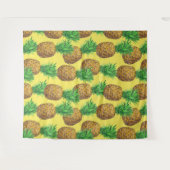 Sonnige Ananas Wandteppich (Vorderseite (Horizontal))