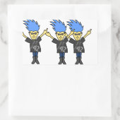 Sonnige Aufkleber machen keine Panik (Tasche)