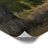 Sonnige Aussicht auf den Grand Teton Poster (Ecke)