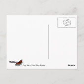 Sonnige Aussicht auf den Grand Teton Postkarte (Rückseite)