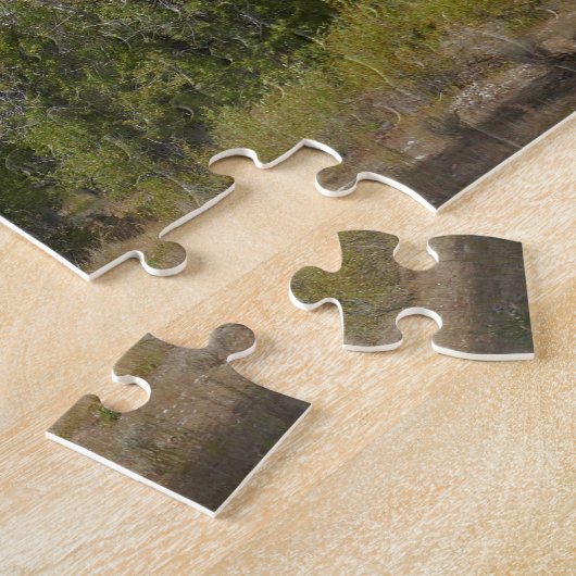 Sonnige Aussicht auf den Grand Teton Puzzle (Seite)