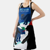 Sonnige Bären mit Winterhut Küche Schürze (InSitu)