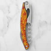 Sonnige Blätter im Herbst Kellnermesser (Rückseite)