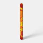 Sonnige Blätter im Herbst Samsung Galaxy Hülle (Linke Seite)