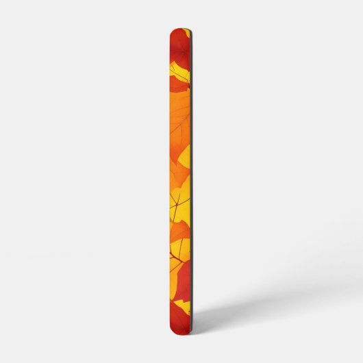 Sonnige Blätter im Herbst Samsung Galaxy Hülle (Linke Seite)