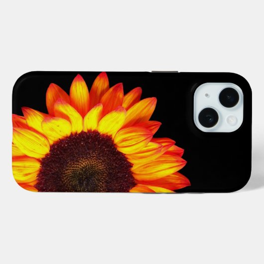 Sonnige Blume Case-Mate iPhone Hülle (Rückseite (Horizontal))