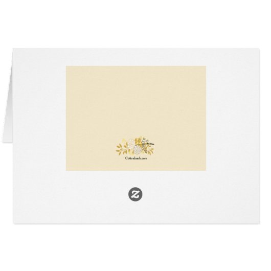 Sonnige Blumen danken Ihnen horizontal (optionales (Rückseite Horizontal)