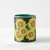 Sonnige Blumen Tasse (Zentrum)