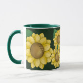 Sonnige Blumen Tasse (Links)