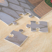Sonnige Blumenstraßenszene Puzzle (Seite)