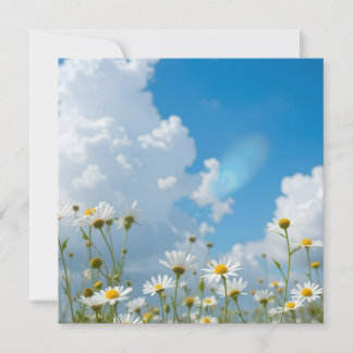 Sonnige Blütenblätter Einladung