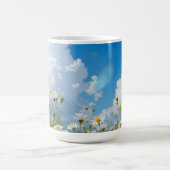 Sonnige Blütenblätter Kaffeetasse (Mittel)