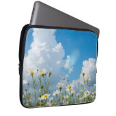 Sonnige Blütenblätter Laptopschutzhülle (Vorne Rechts)